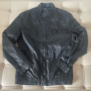 Men’s Calvin Klein Moto Jacket - Sz small - black